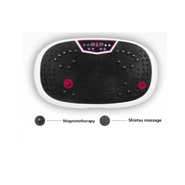 Social Hike Red Mini Vibration Platform Mag + Net Therapy Vibrating Machine Exercise Plate Vibration Machines