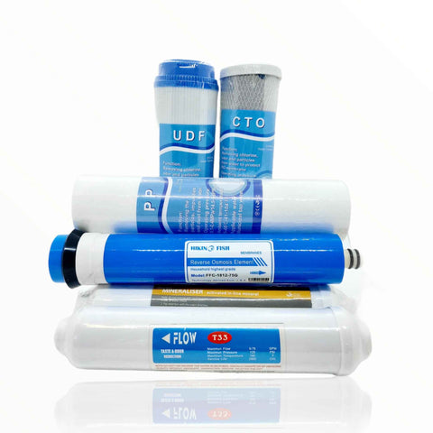 6 Stage Ro Water Filter Cartridge Replacement Pack Reverse Osmosis Home System Water Filters