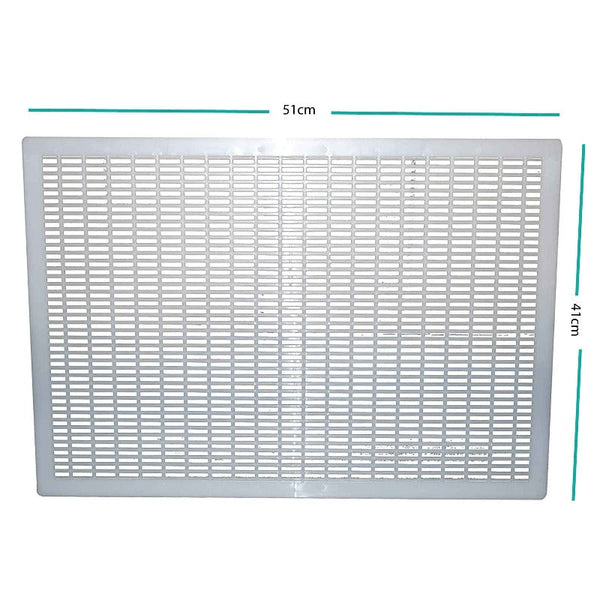 1X Frame Queen Bee Excluder For 10 Plastic 51X41cm Grill Trapper Beekeeping Equipment
