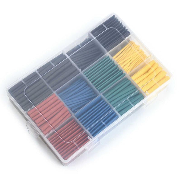 Tooleroo 530 Pcs Heating Shrink Sleeve Set Shrinkable Insulation Electrical Cable Tube Heat Shrink Tubing & Sleeves