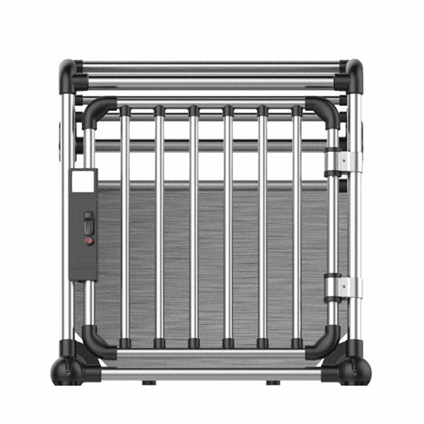 All For Paws Aluminium Dog Travel Crate 63X68x88cm Large Pet Car Transport Cage Kennel Box Small Animal Supplies