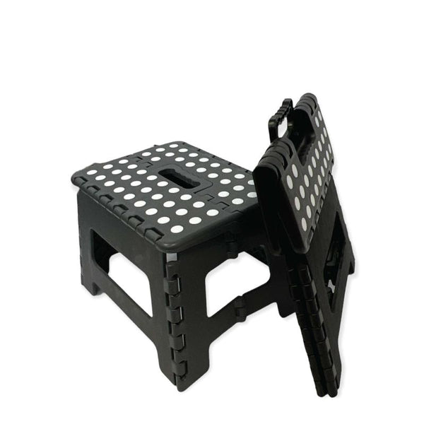 Store More Folding Step Stool 22Cm Portable Plastic Collapsible Up Chair Random Colour Benches Bar Stools