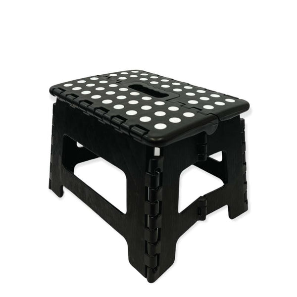 Store More Folding Step Stool 22Cm Portable Plastic Collapsible Up Chair Random Colour Benches Bar Stools