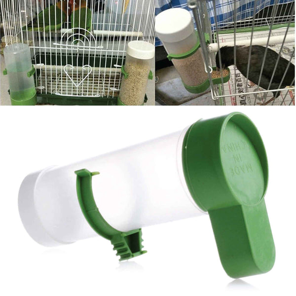 Bird Cage Food Dispenser Feeder Automatic Pet Parrot Budgie atiel Aviary Bird Cages
