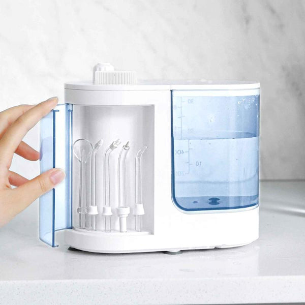 Orku Water Jet Dental Flosser 1000Ml White Electric Oral Pressure Irrigator Air & Water Flossers