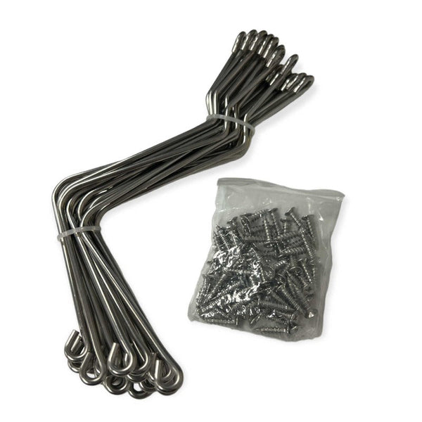 20Pk Stainless Steel Bee Hive Spring Clips Fastener Beekeeping Accessories Beekeeping Equipment