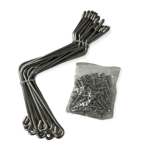 20Pk Stainless Steel Bee Hive Spring Clips Fastener Beekeeping Accessories Beekeeping Equipment