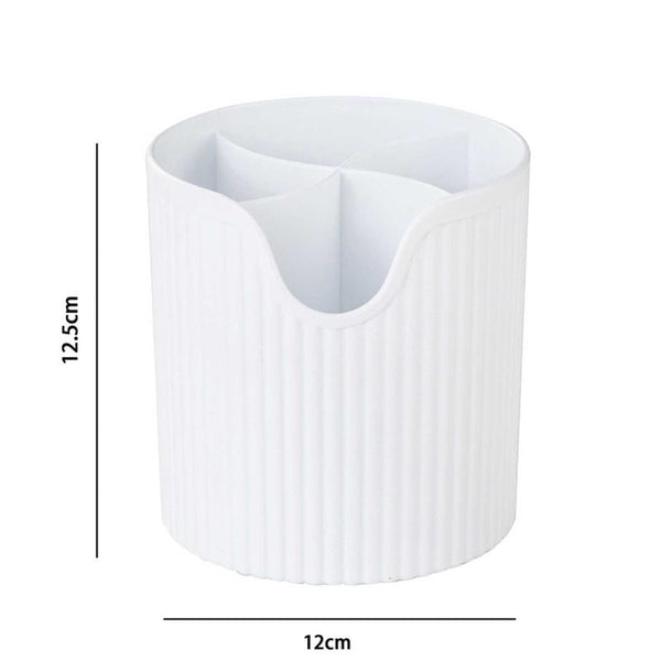 Ellie & Ruby 4 Slot Makeup Brush Organiser Bucket Cosmetic Tool Storage Divider Tin Makeup Bags & Cases