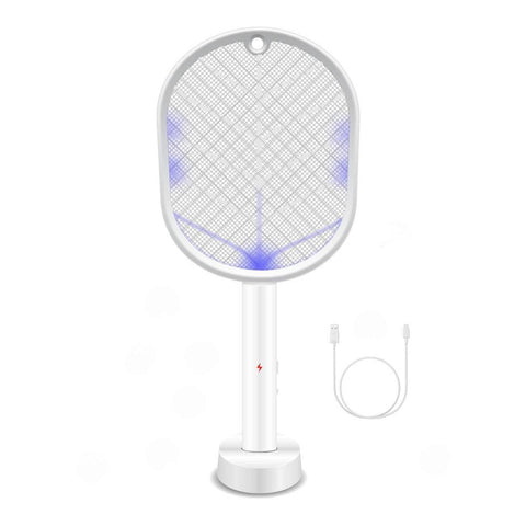 Tooleroo 2 In 1 Rechargeable Mosquito Swatter Electronic Fly Insect Bug Zapper Racket Insect Zappers