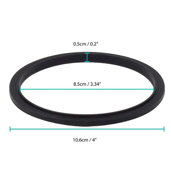 For Nutribullet Rx Gasket Black Seal Ring Suits 1700W N17 1001 Blade Countertop Blenders