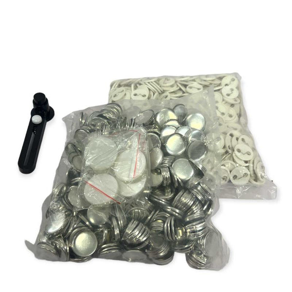 Tooleroo 500X Button Badges 25Mm Craft Diy Hobby Accessory Making Badge & Button Makers