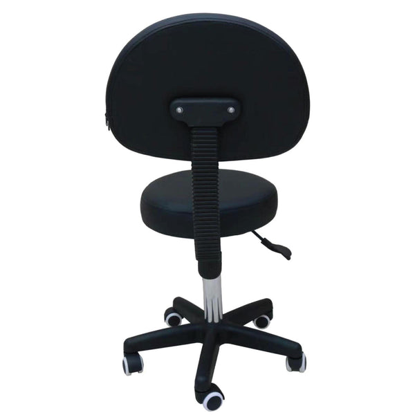 Ellie & Ruby Salon Stool Swivel Chair With Back Pedicure Beauty Hairdressing Salon Stools