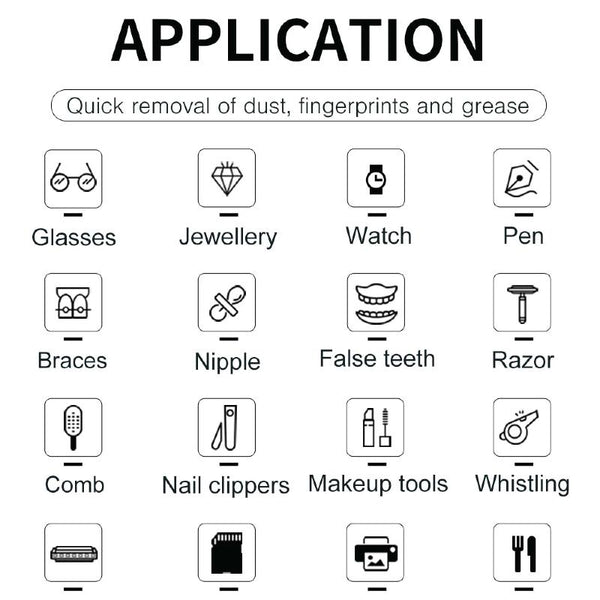 Veile Studios Orku 600Ml Ultrasonic Jewellery Cleaner Mini Lake Blue Portable Personal Sonic Bath Cleaners & Polish