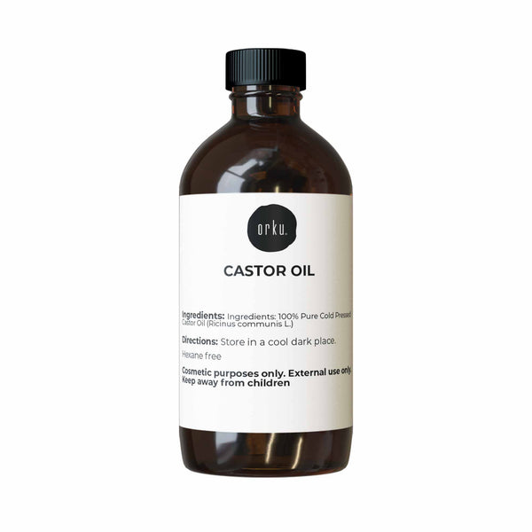 Orku 100Ml Castor Oil Hexane Free Cold Pressed Virgin Massage Oils & Lotions