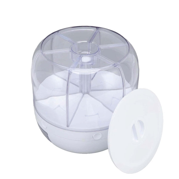 Kitchee 6 Grid Rotating Food Grain Dispenser 7.2L Large Compartment Storage Container Food Storage Containers