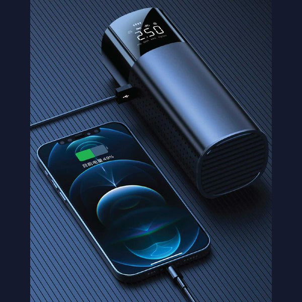 Social Hike Tyre Inflator Rechargeable Car Bike Tire Air Pump Compressor Air Compressors