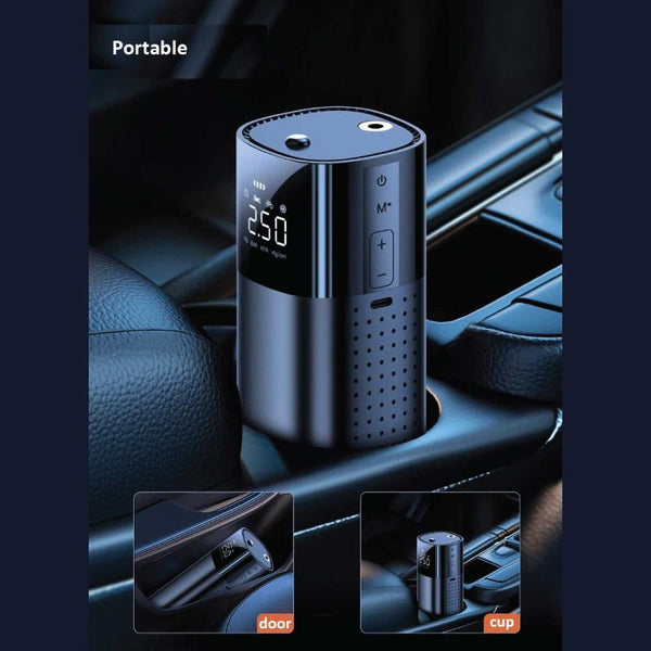 Social Hike Tyre Inflator Rechargeable Car Bike Tire Air Pump Compressor Air Compressors