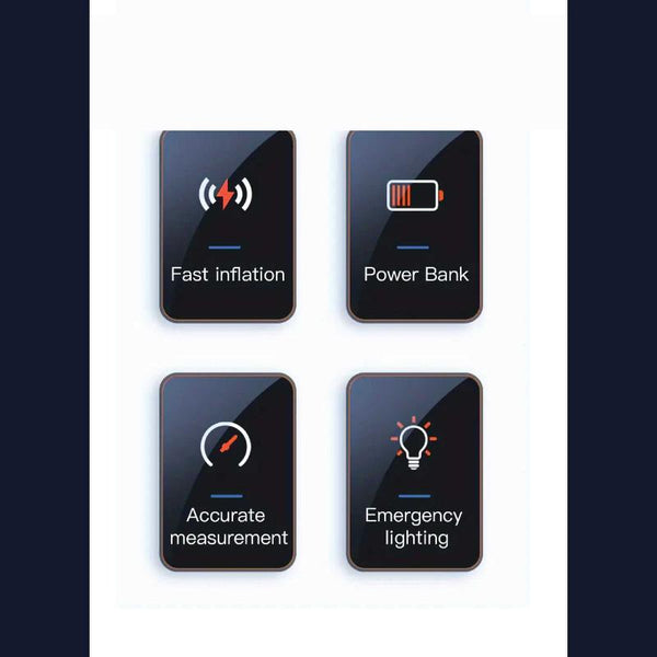 Social Hike Tyre Inflator Rechargeable Car Bike Tire Air Pump Compressor Air Compressors