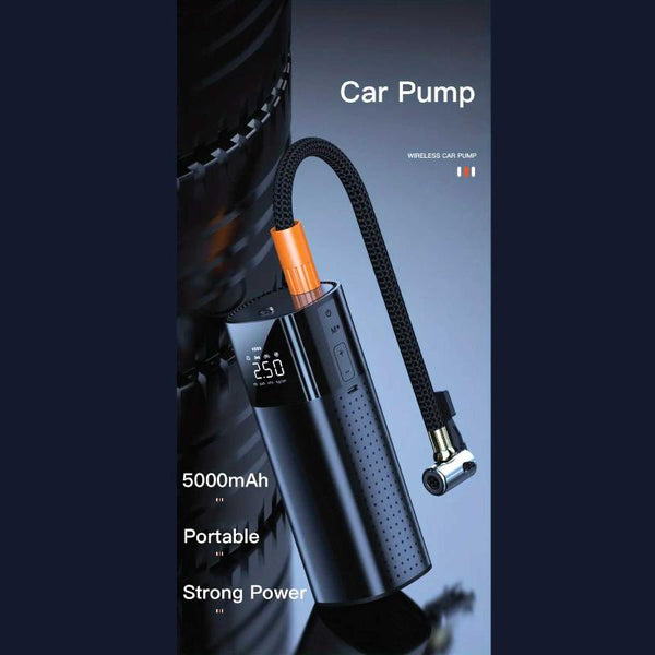 Social Hike Tyre Inflator Rechargeable Car Bike Tire Air Pump Compressor Air Compressors