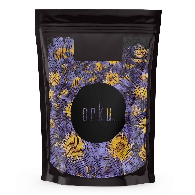 Orku 50G Dried Blue Lotus Flowers Whole Open Lily Nymphaea Caerulea Other Natural Remedies