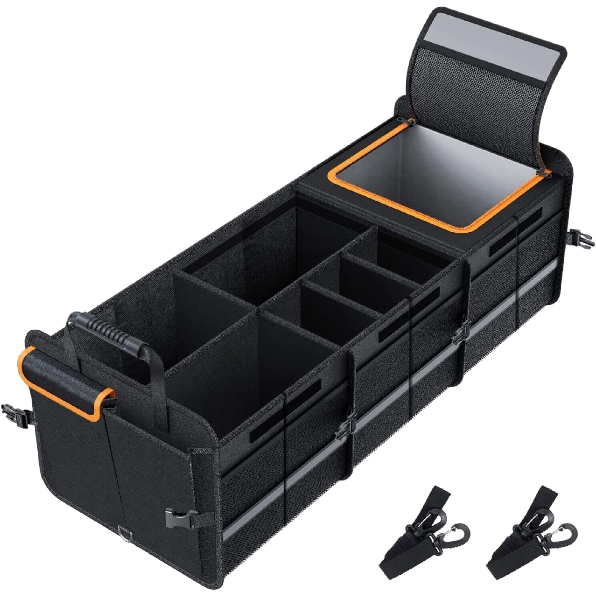 Car Boot Organiser Collapsible Storage Box With Cooler For Home And Garden Car Organisers