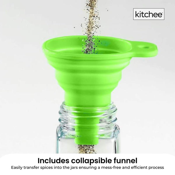 Kitchee 4 Tier Metal Spice Rack Kitchen Pantry Herb Storage Organiser Spice Jars & Racks