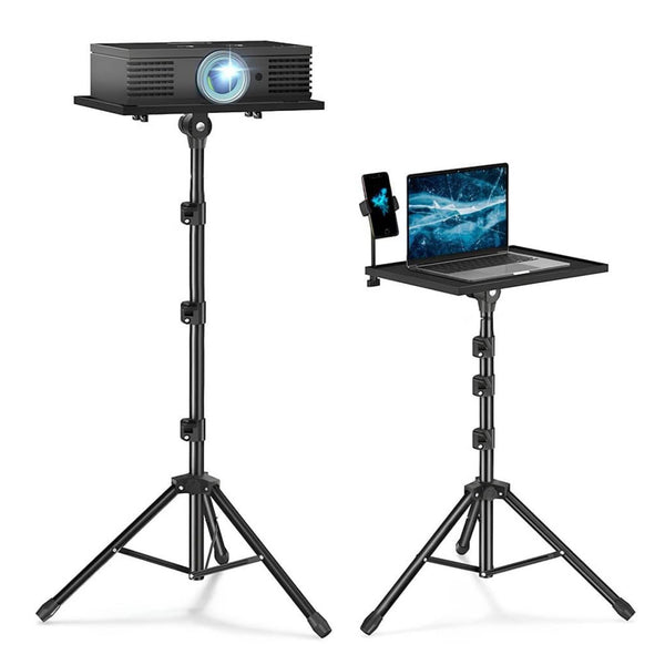 Laptop Stand Tripod Adjustable Height With Projector Holder And Phone Mount Stands Holders & Car Mounts