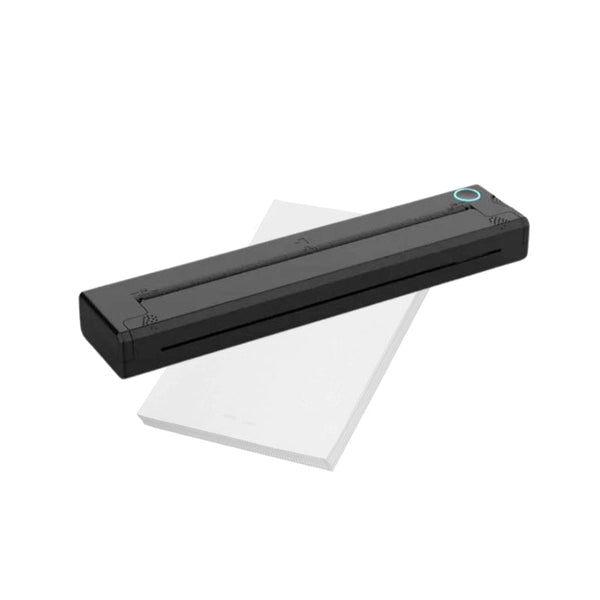 Tooleroo A4 Thermal Printer Black + Paper Kit Wireless And Inkless Printer Paper