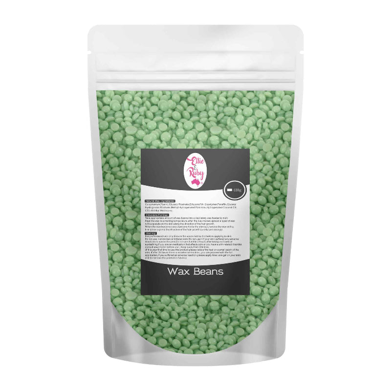 Ellie & Ruby 100G Wax Beads Aloe Vera Brazilian Waxing Beans Stripless Bikini Hair Removal Waxing Supplies