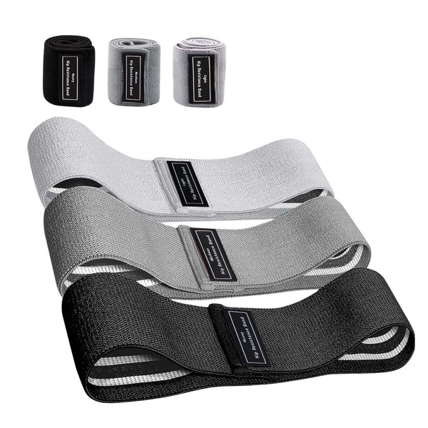 3X Resistance Exercise Hip Bands Set Stretch Glute Booty Workout Power Loops Resistance Trainers