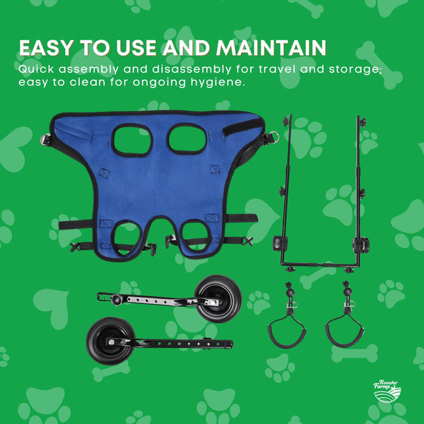 Little Dog Wheelchair Small Harness Back Leg Aid Small Animal Supplies