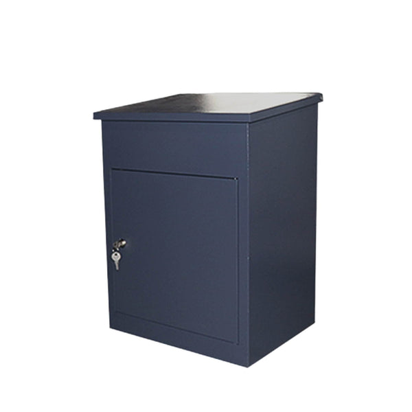 Parcel Delivery Drop Box Mailbox Secure Home Package Locker 44X35x58cm Grey Letterboxes