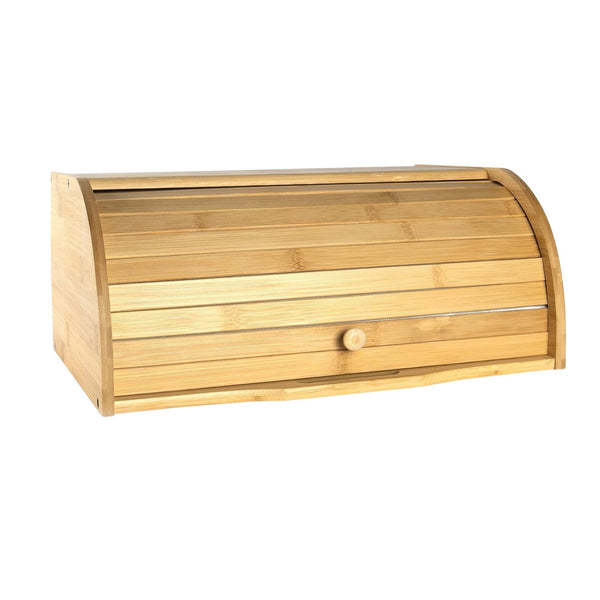Kitchee 40Cm Bamboo Bread Box Storage Bin Keeper Kitchen Counter Container Bread Bins