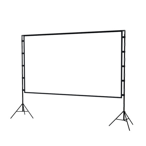 120 Movie Projector Screen Outdoor Indoor 16:9 4K Tripod Stand Case Reusable Shopping Bags