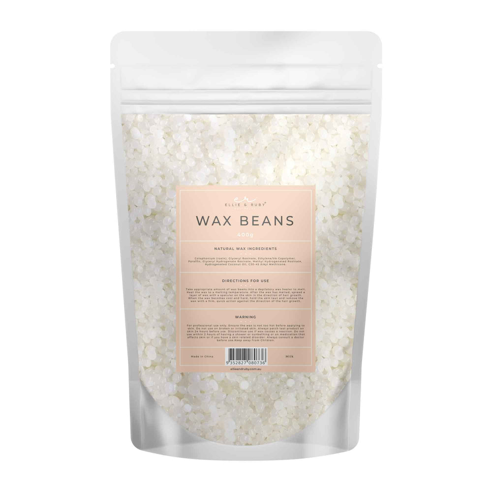 400G Wax Beads Milk Brazilian Waxing Beans Stripless Bikini Hair Removal Hair Removal Wax