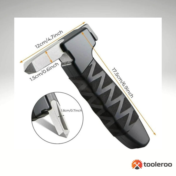 Tooleroo Car Cane Handle 3 In 1 Handy Grip Lightweight Portable Mobility Handles & Rails