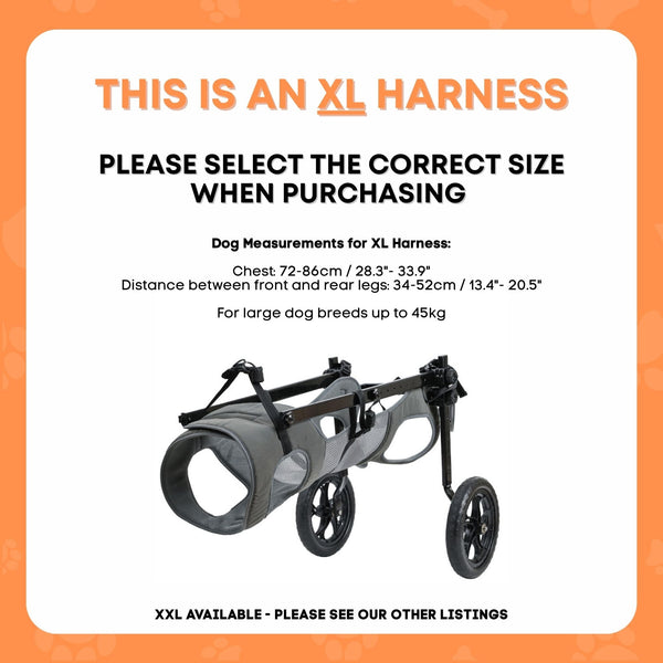 Rooster Farms Large Dog Wheelchair Xl Harness Adjustable Back Leg Aid Harnesses