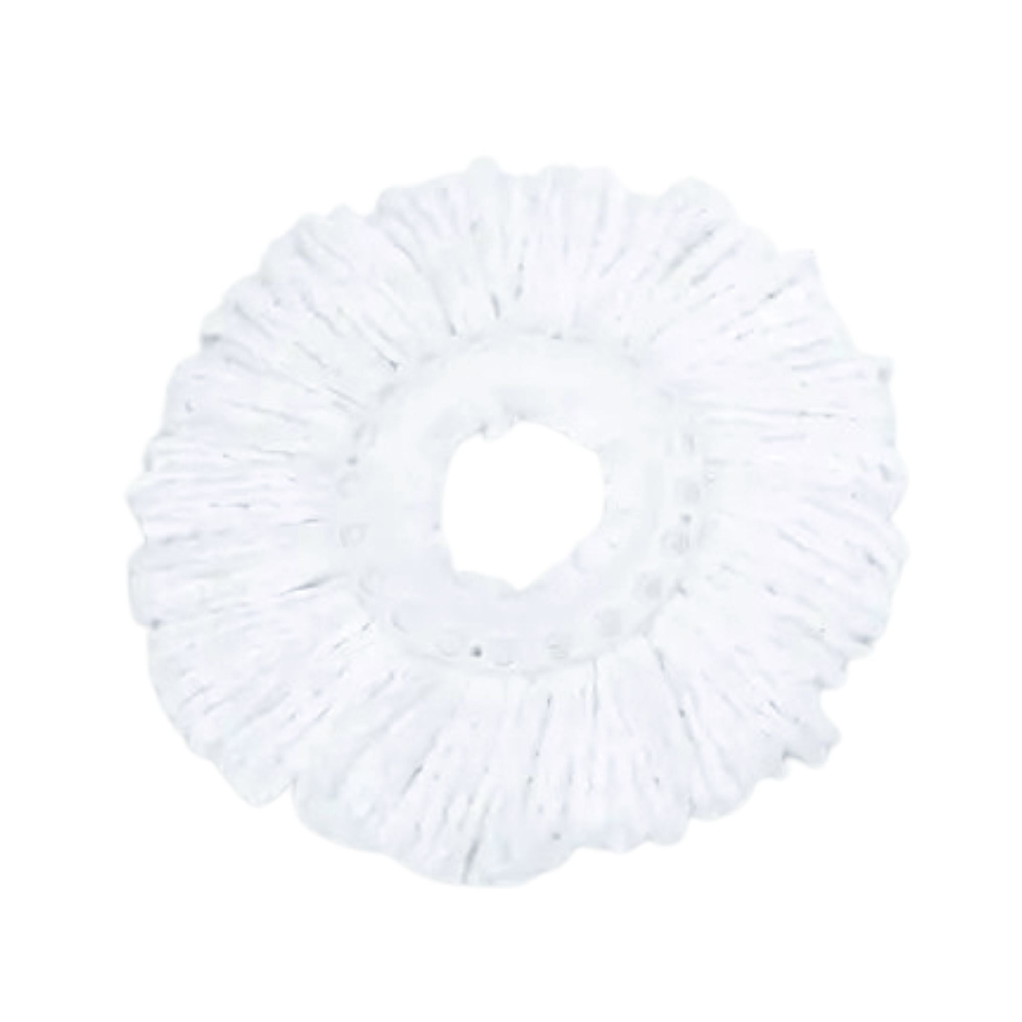 Kitchee Microfibre Mop Head Replacement For Spin White Round Mop Pads