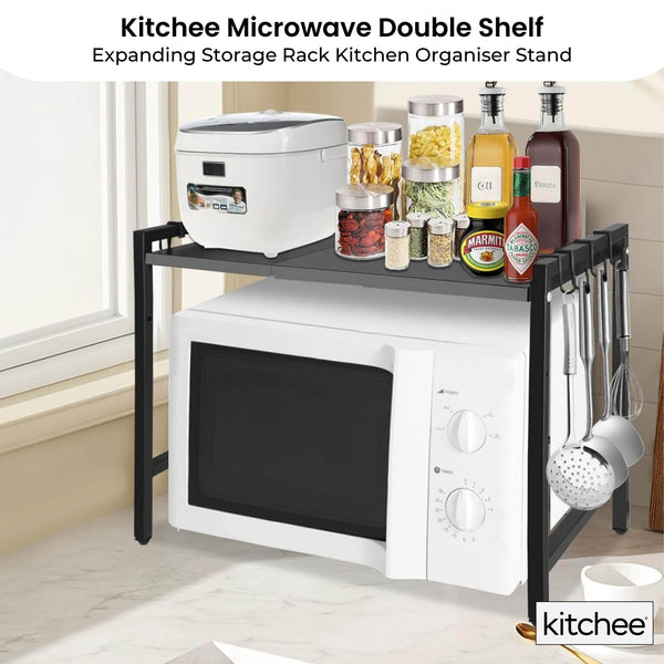 Kitchee Microwave Single Shelf Expanding Storage Rack Kitchen Organiser Stand Other Kitchen Storage