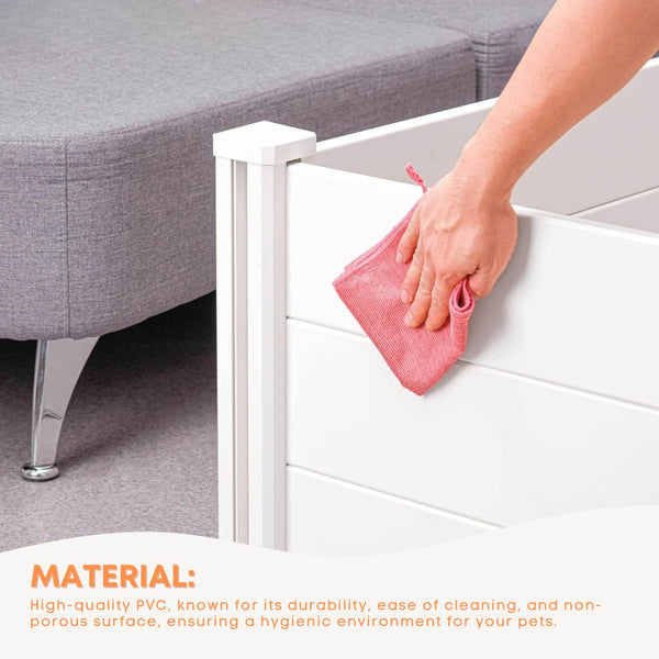 Rooster Farms Pvc Dog Whelping Box + Play Pen 1.9M X .95M 0.48M Birthing Kit Fences & Pens