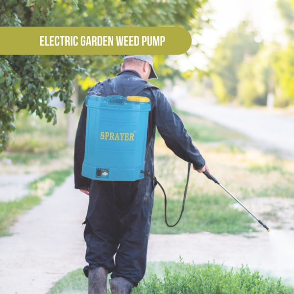 16L Rechargeable Backpack Pressure Sprayer Portable Electric Garden Weed Pump Weed Sprayers