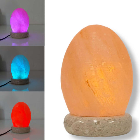 Usb Colour Changing Egg Shape Himalayan Pink Salt Lamp Color Change Led Light Lamps