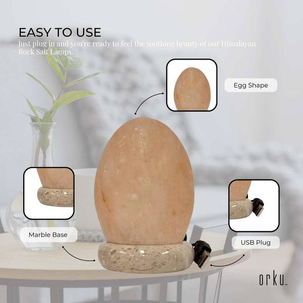 Usb Colour Changing Egg Shape Himalayan Pink Salt Lamp Color Change Led Light Lamps