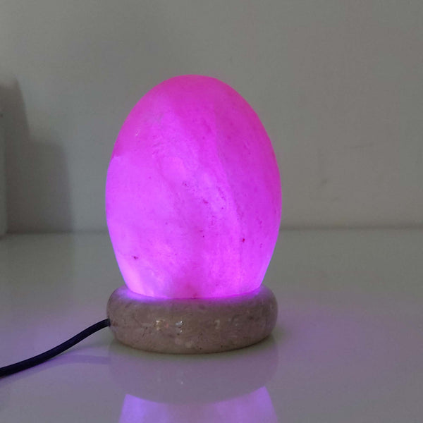 Usb Colour Changing Egg Shape Himalayan Pink Salt Lamp Color Change Led Light Lamps