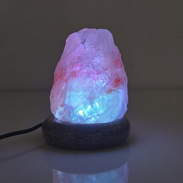 Orku Usb Colour Changing Salt Himalayan Lamp Natural Shape Pink Rock Led Light Lamps