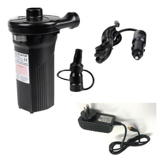 Electric Air Pump Rechargeable Inflator Deflator Ac Dc Car Lighter + Au Plug Air Compressors