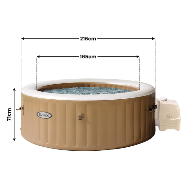 Purespa Bubble Massage Inflatable Hot Tub 6 Person Other Massage
