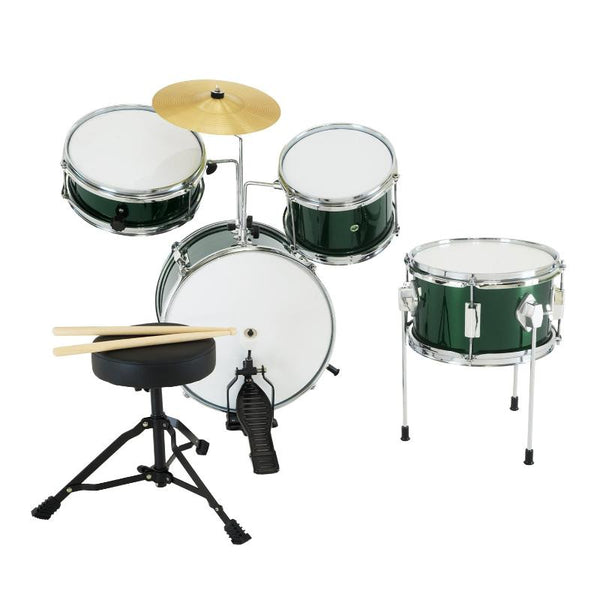 Karrera Children's 4Pc Drumkit Green Drum Kits