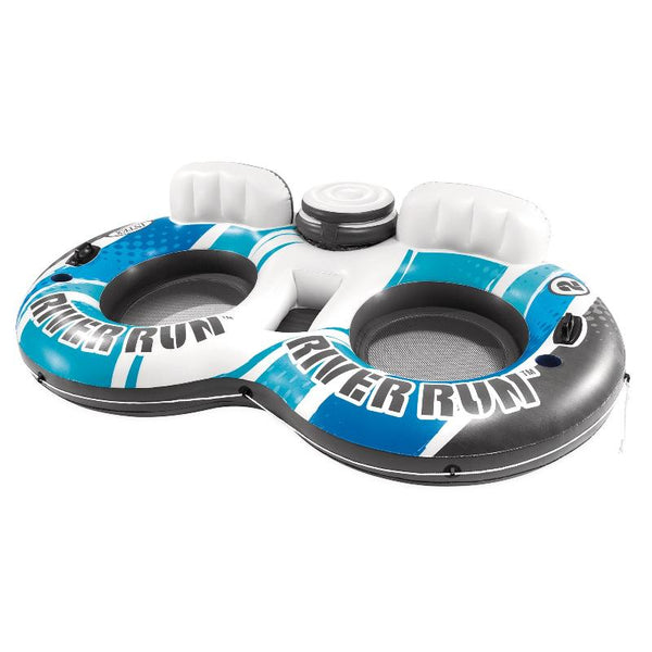 Intex River Run 2 Blue Rapids Inflatable Floating Lake Tube Inflatables