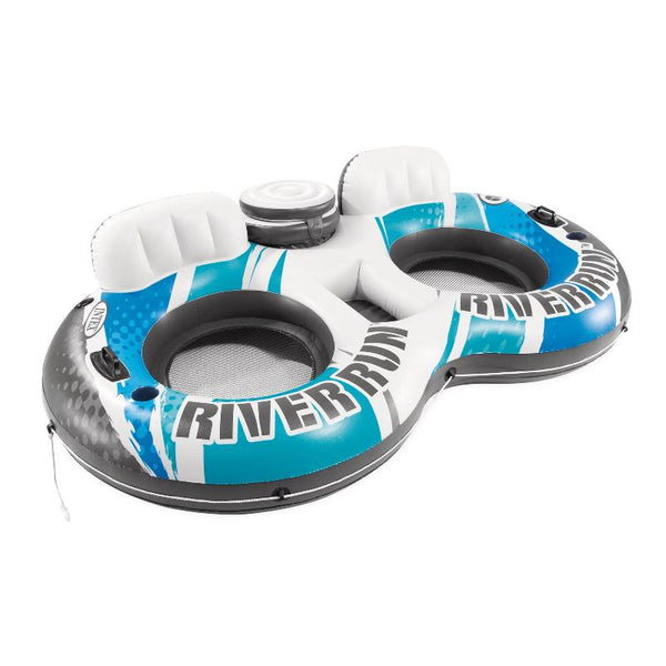 Intex River Run 2 Blue Rapids Inflatable Floating Lake Tube Inflatables